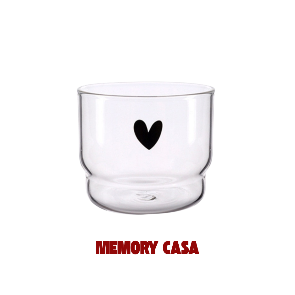 თანამედროვე დიზაინის მქონე მინის ჭიქა - Image 2