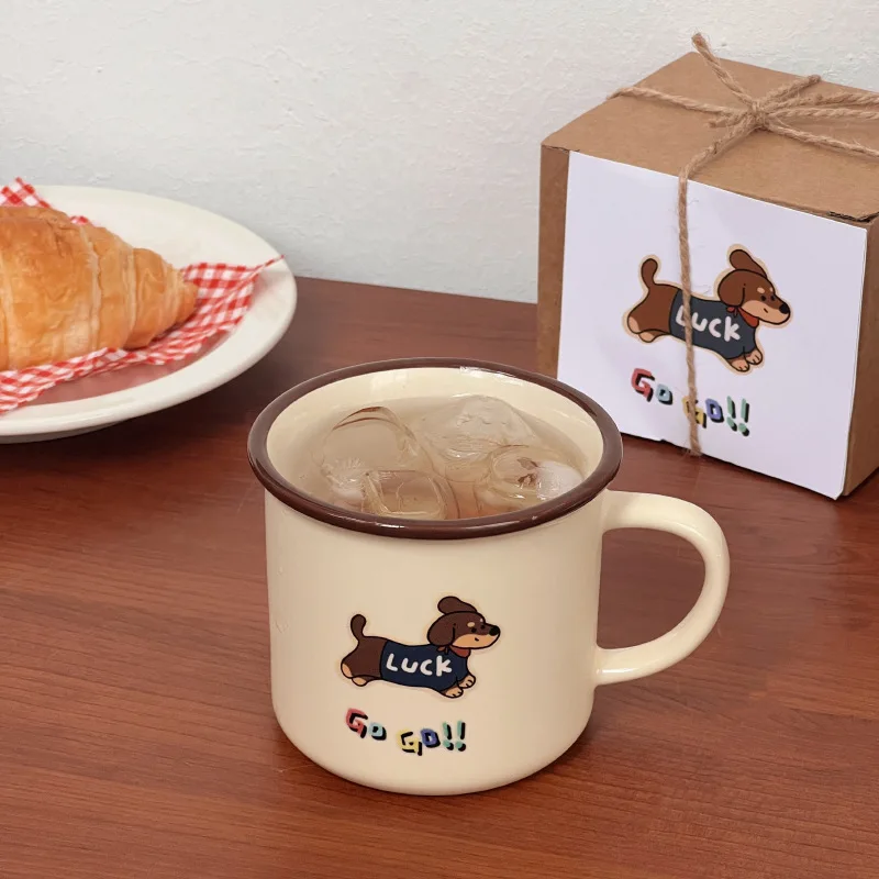 კერამიკული ჭიქა ლეკვის პრინტით - Image 2