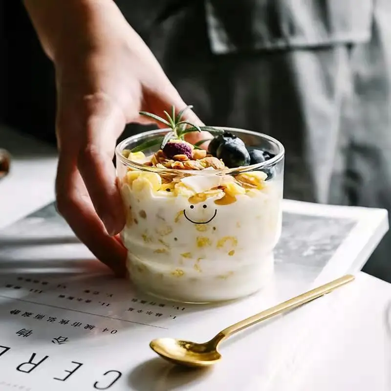 თანამედროვე დიზაინის მქონე მინის ჭიქა - Image 5