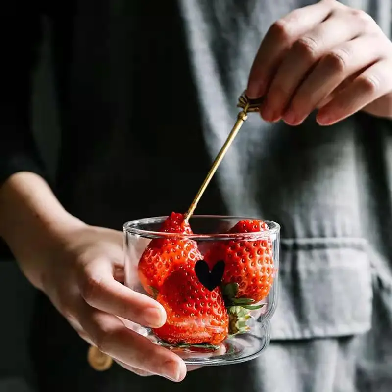 თანამედროვე დიზაინის მქონე მინის ჭიქა - Image 4