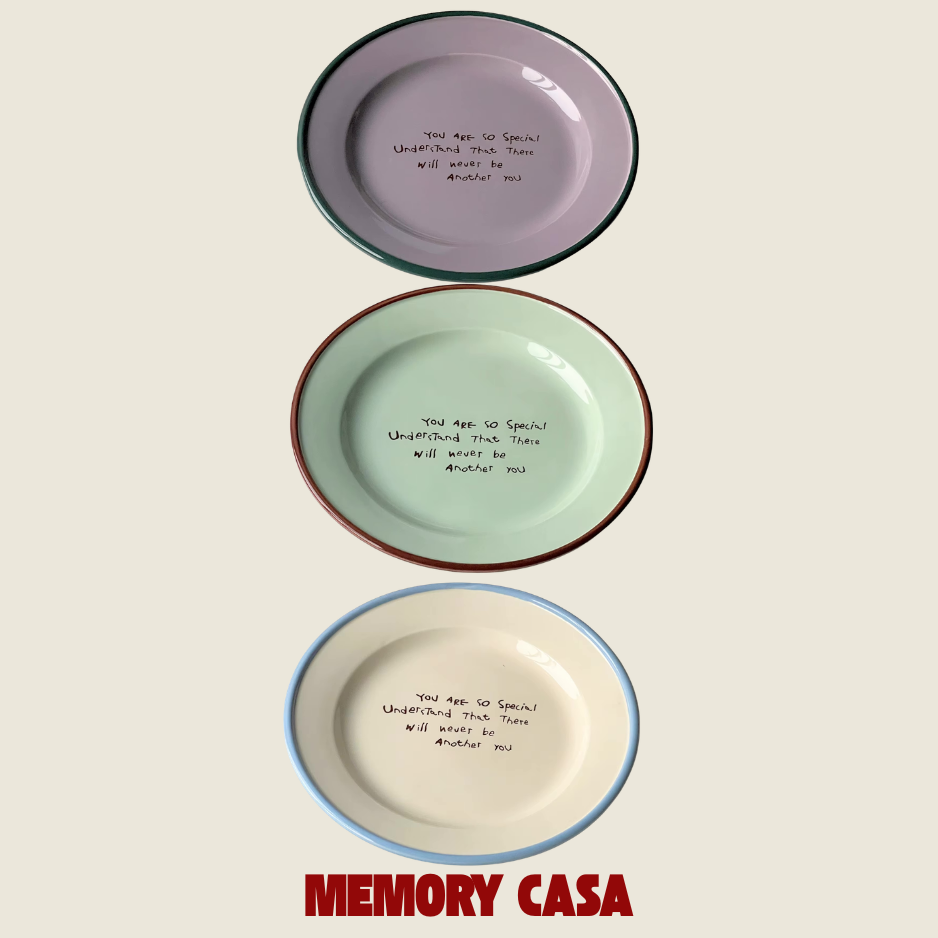 კერამიკული თეფში მრგვალი ფორმით და ვინტაჟური დიზაინით - Image 2